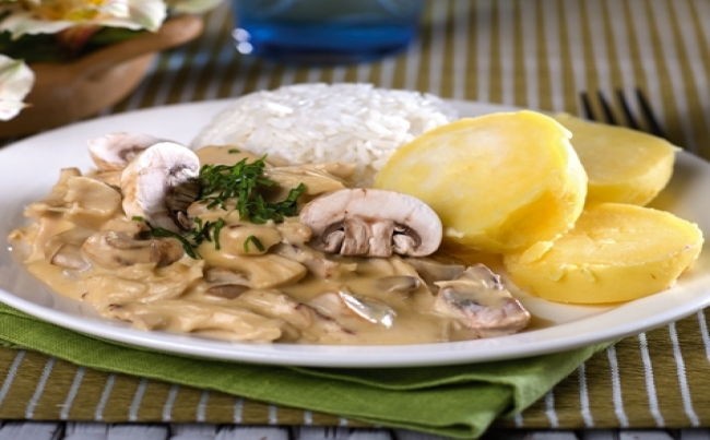 Pollo a la king